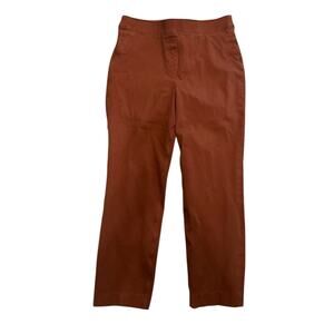 Spanx On The Go Ankle Slim Straight Pant Women’s size XL Burnt Orange